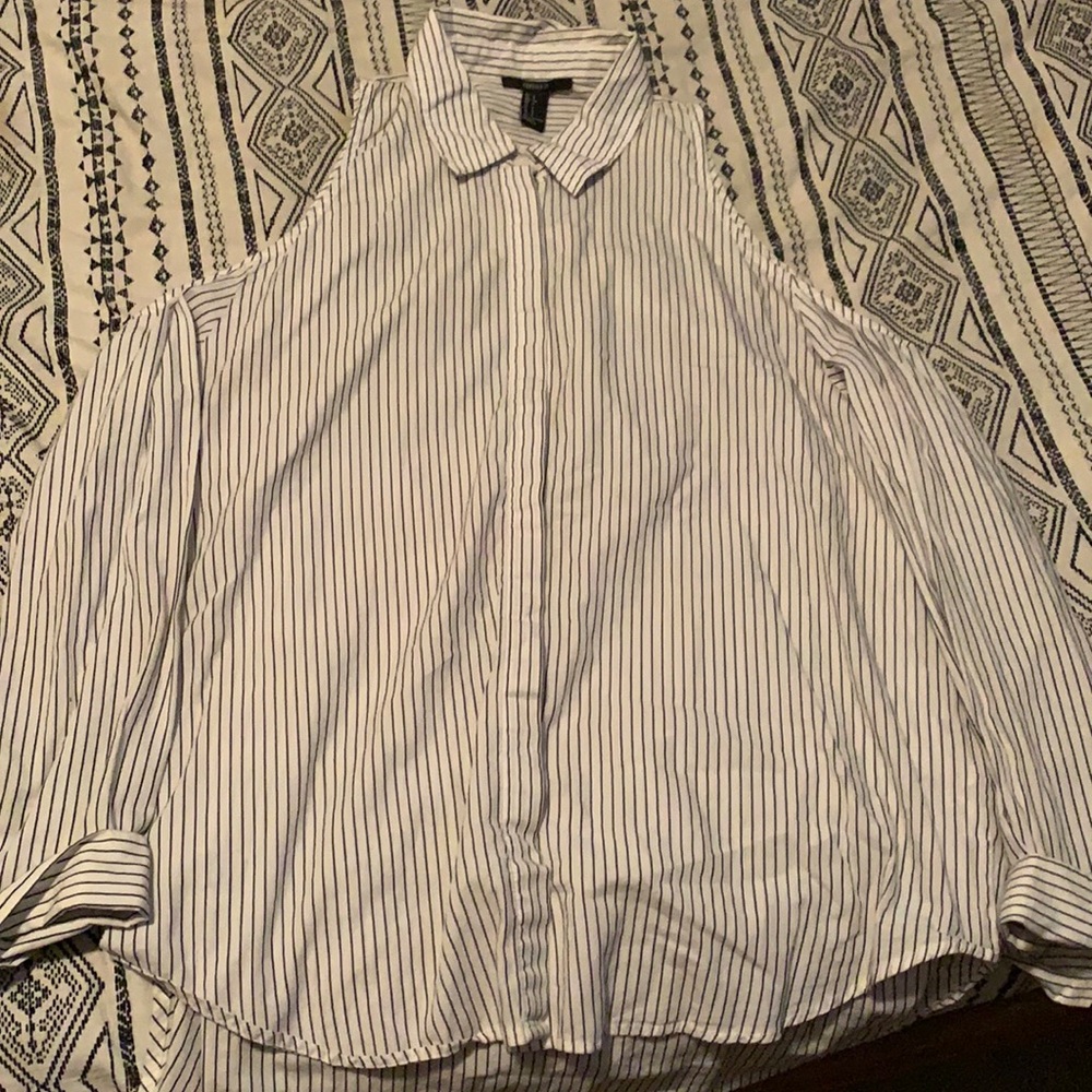 White Striped Long Sleeve